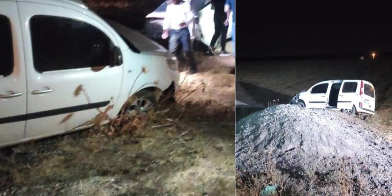 Şırnak’ta iki araç birbirine çarpmamaya çalışırken tarlaya uçtu
