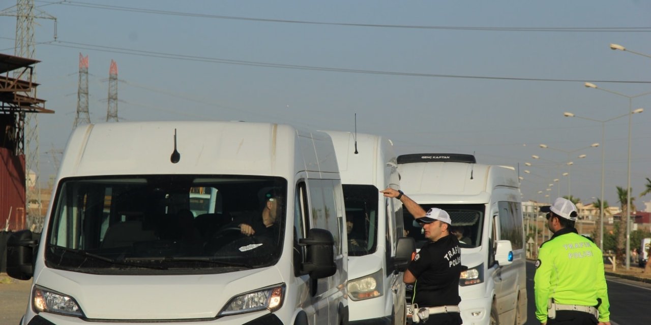 Cizre’de Okul Servisleri Denetimi