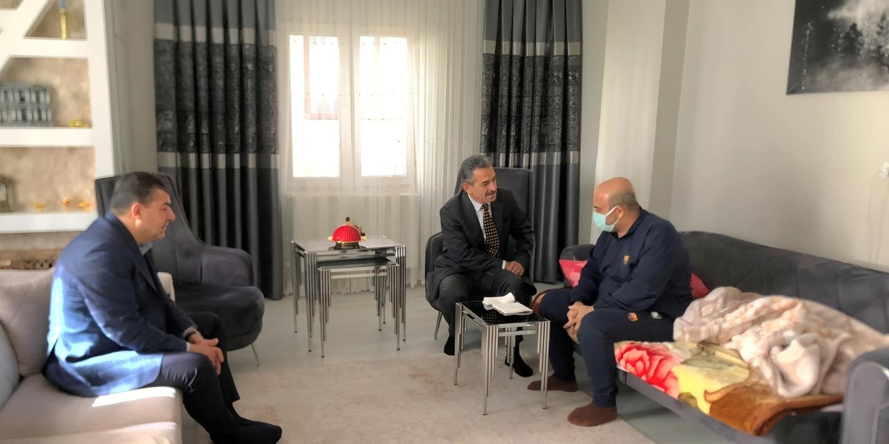 Şırnak Valisi Ekici ve Başkan Gelişten, Genel Sekreter Sakın'a Ziyaret