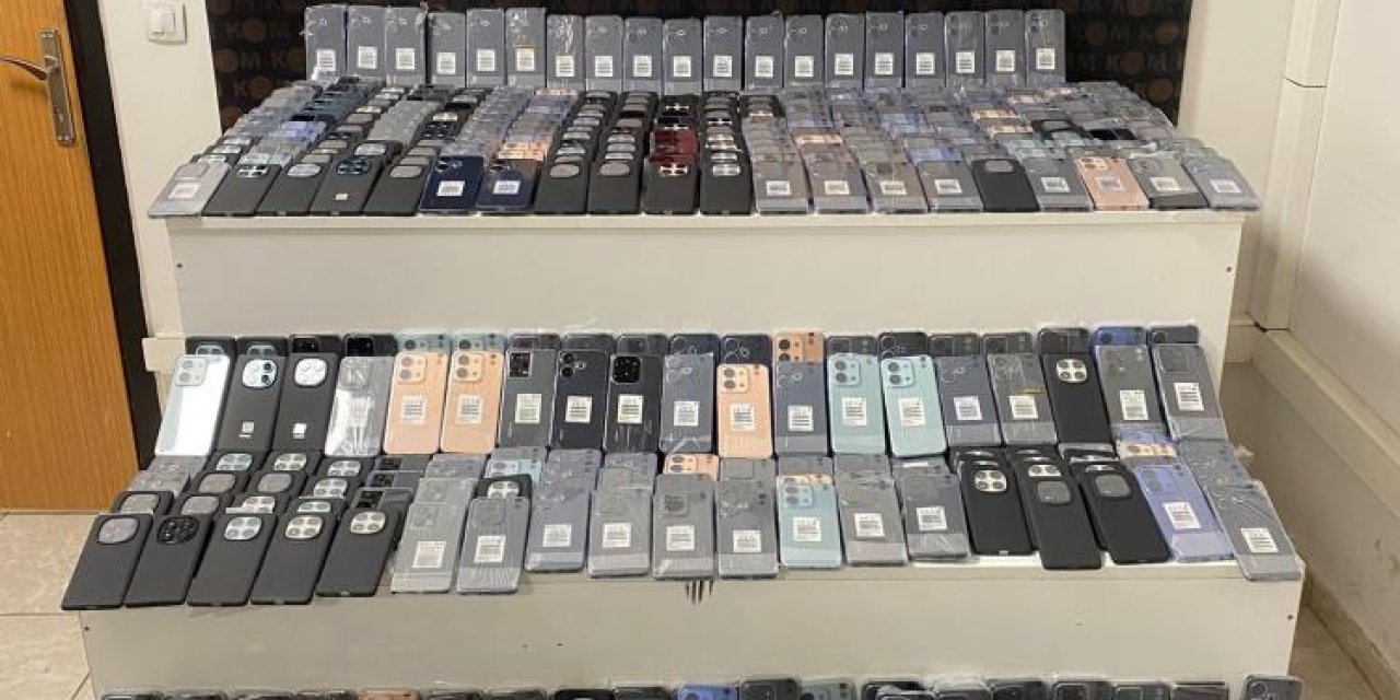 Mardin'de 15 milyon liralık kaçak cep telefonu ele geçirildi