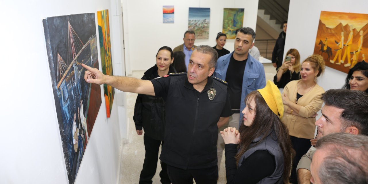 1. Geleneksel Resim Sergisi Sanatseverlerle Buluştu