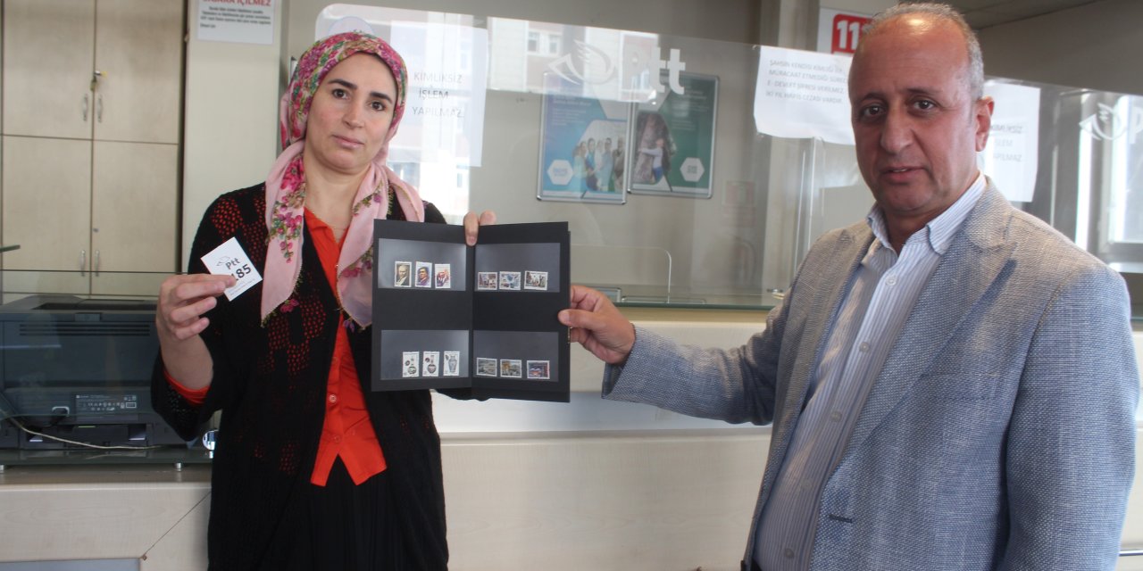 Şırnak PTT AŞ, 185 Yaşında 185’inci Müşterisine Pul Koleksiyonu Hediye Etti