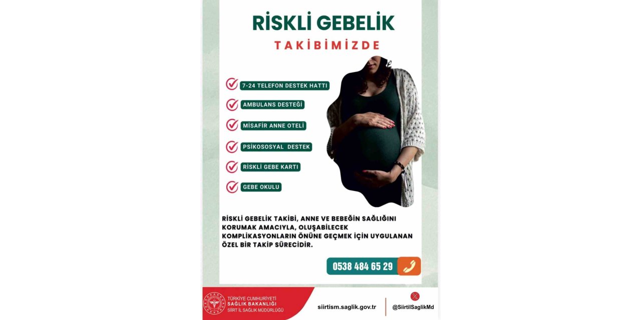 Riskli Gebeliği Olan Anne Adayları Danışma Hattı Üzerinden Takip Edilecek