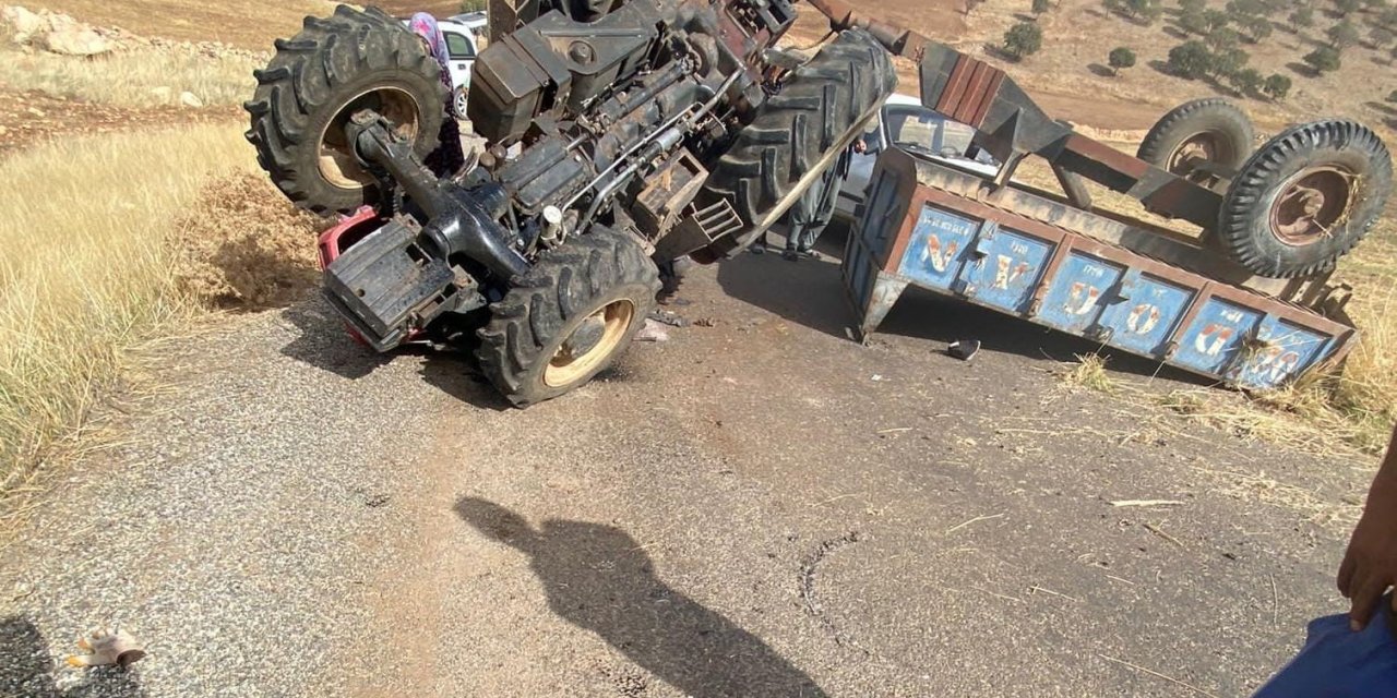 Diyarbakır’da Traktör Devrildi: 3 Yaralı