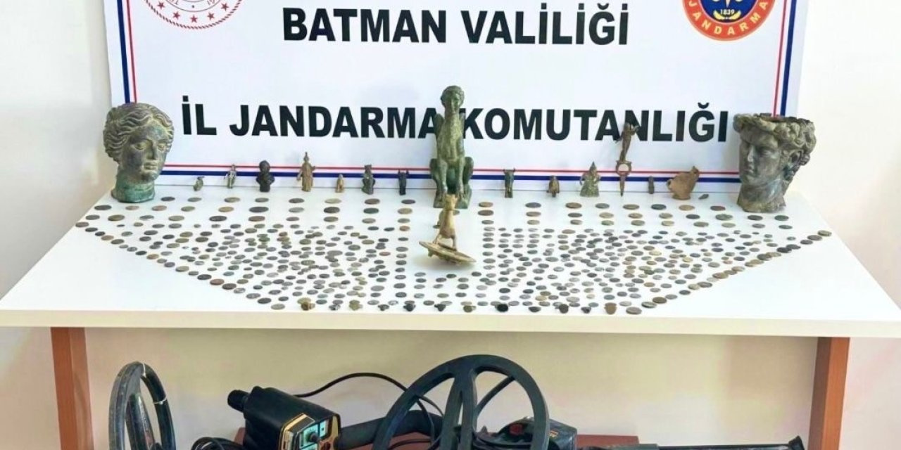 Batman’da Roma, Bizans ve Osmanlı dönemlerine ait tarihi eserler ele geçirildi