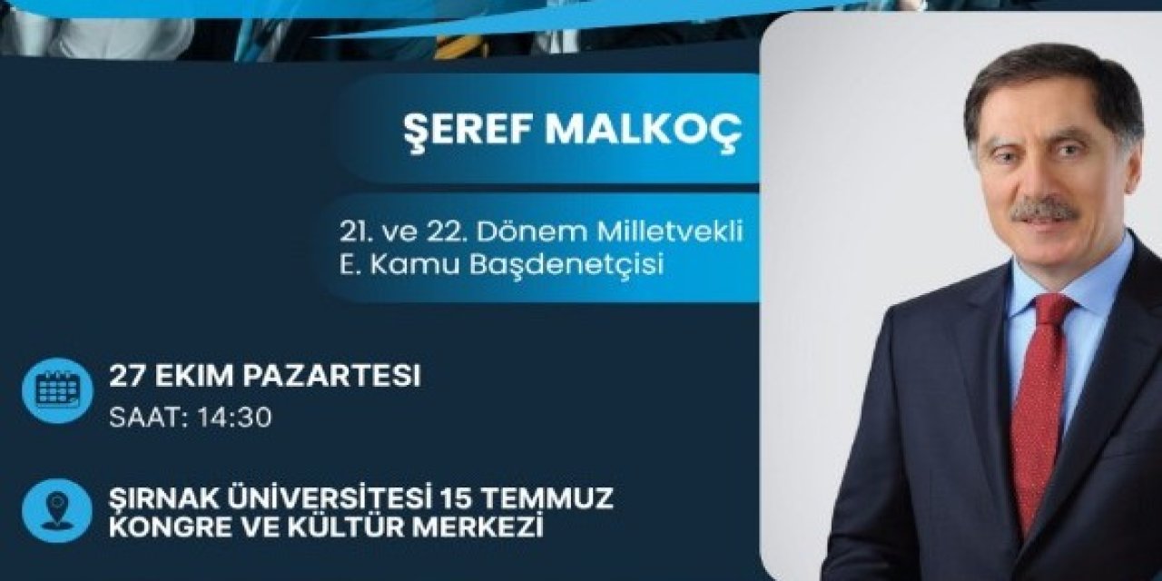 Şırnak Üniversitesi’nde “Türkiye Yüzyılı ve Üniversiteler” Konferansı Düzenlenecek