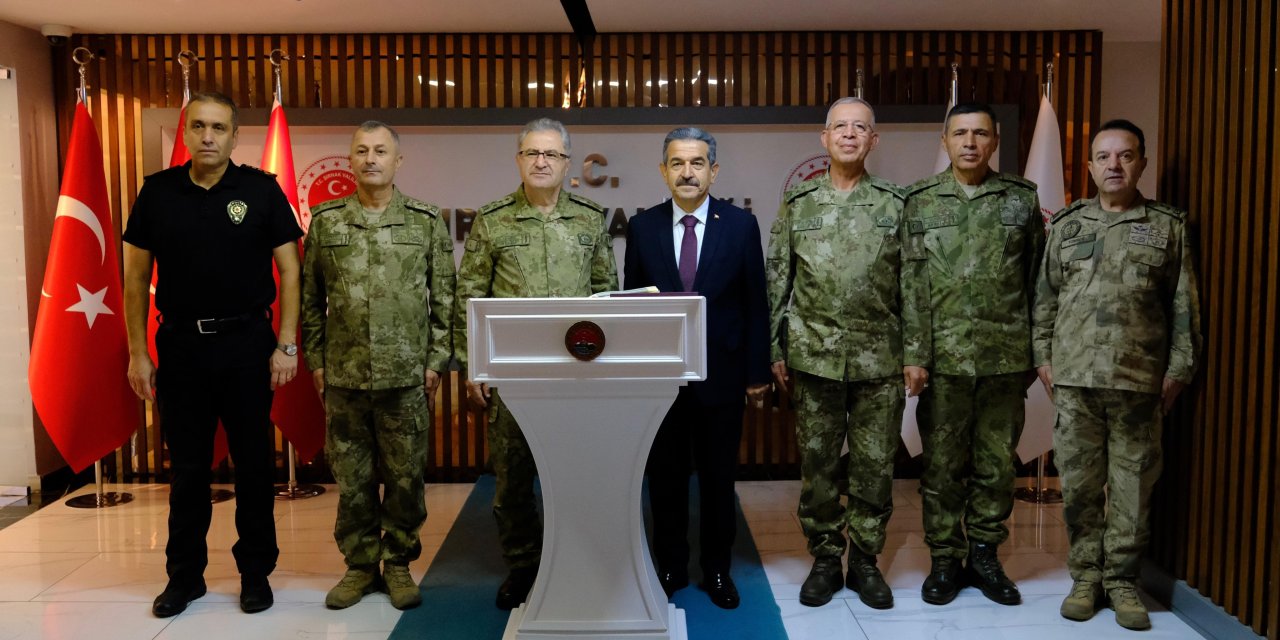 Komuta Kademesinden Şırnak Valisi Birol Ekici’ye Ziyaret