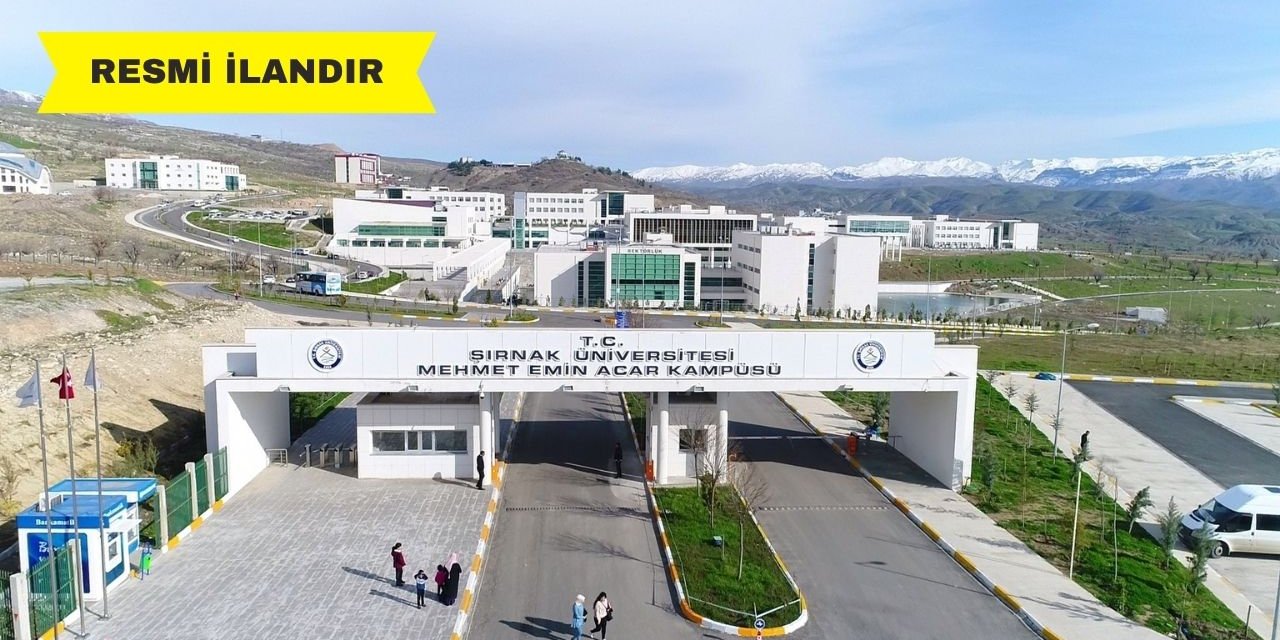ŞIRNAK ÜNİVERSİTESİ 4 ADET TAŞINMAZI KİRAYA VERİYOR