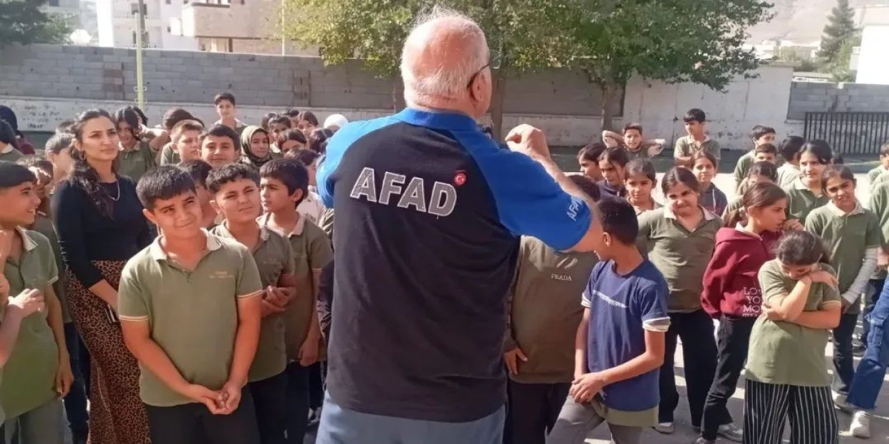 Şırnak’ta AFAD’dan Okullarda Afet Farkındalık Seferberliği