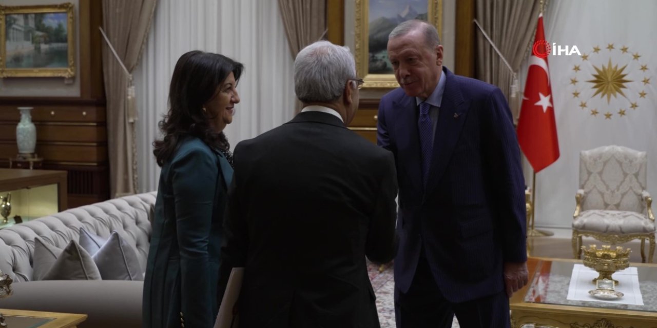 Cumhurbaşkanı Erdoğan, DEM Parti Heyeti ile görüştü