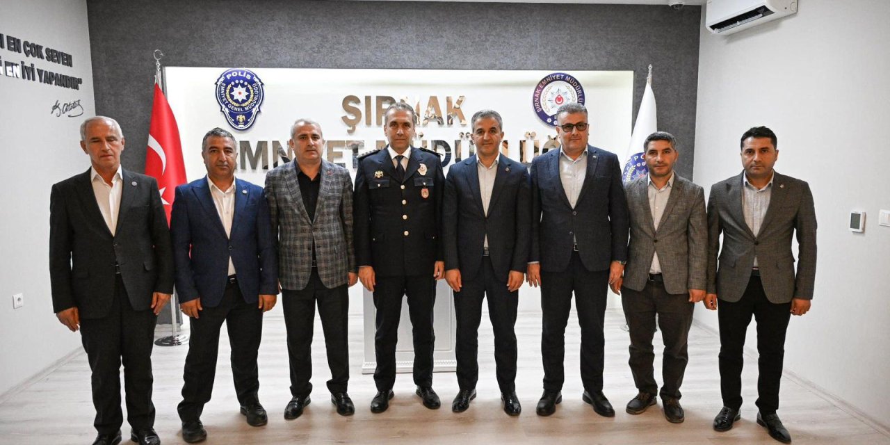 Şırnak Emniyetinde Yeni Dönem! Memur-Sen'den Volkan Sazak'a Hayırlı Olsun Ziyareti