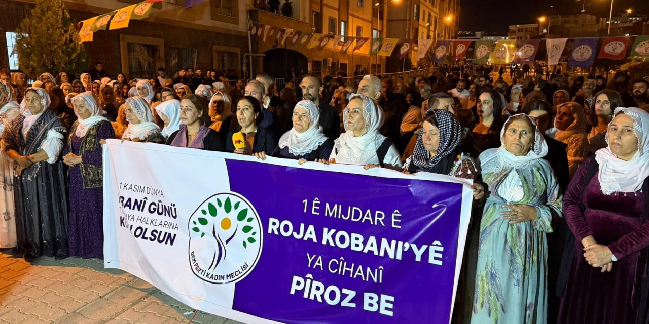 Halaylar Eşliğinde “1 Kasım Kobani Zafer Günü” Kutlaması