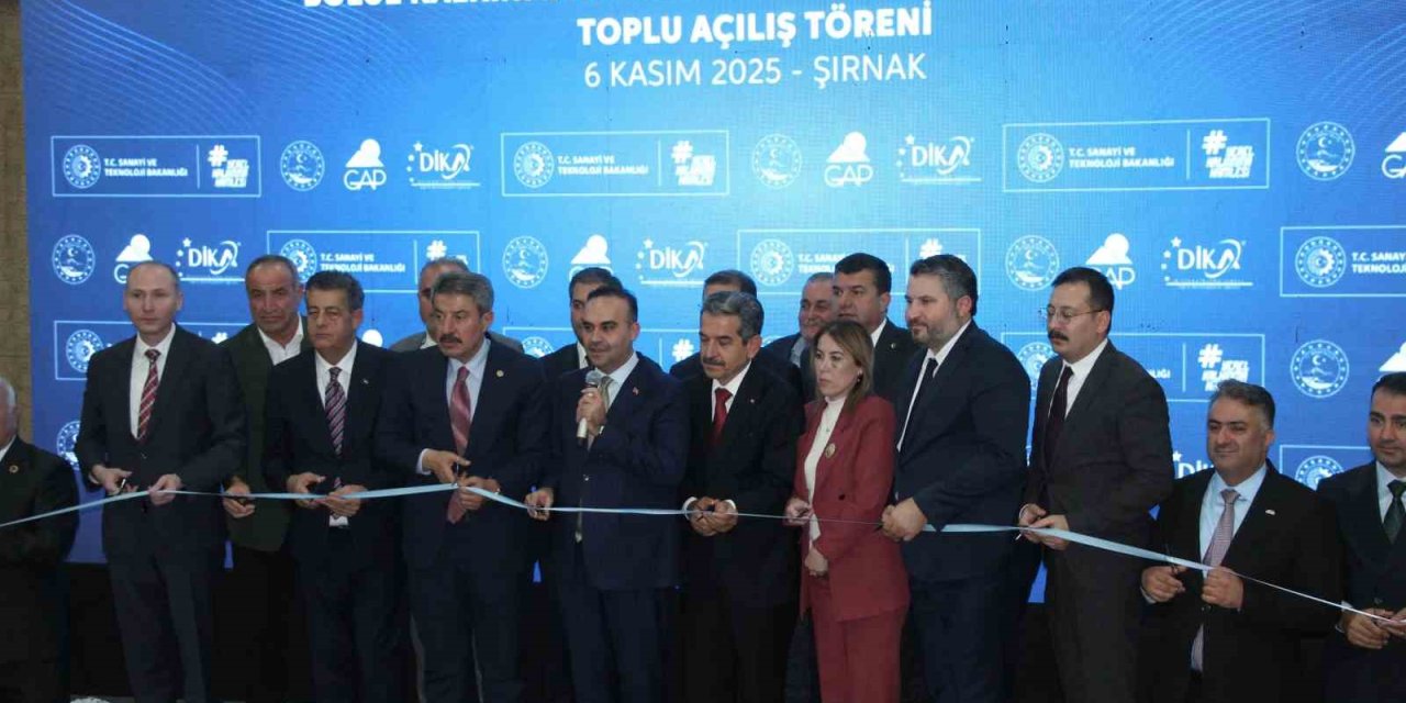 Bakan Kacır: "Şırnak’ta 341 Milyon Liralık 11 Yeni Projeyi Hayata Geçiriyoruz"
