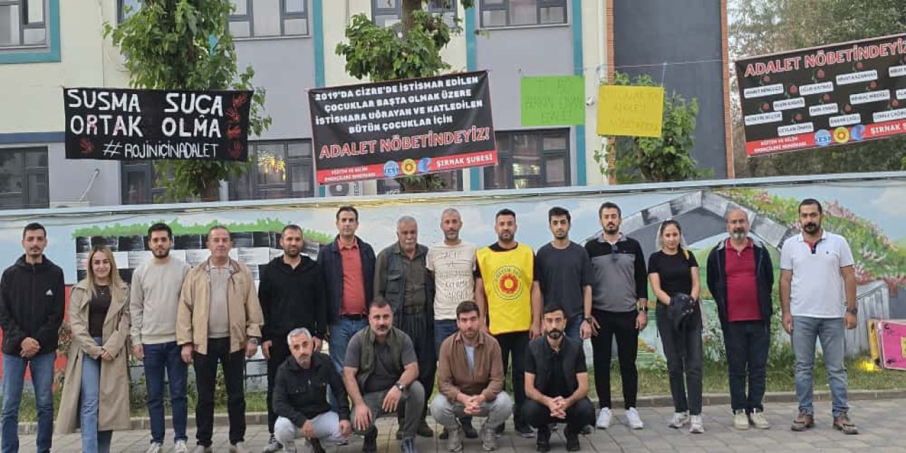 Şırnak'ta ‘Adalet Nöbeti’ dördüncü haftasında