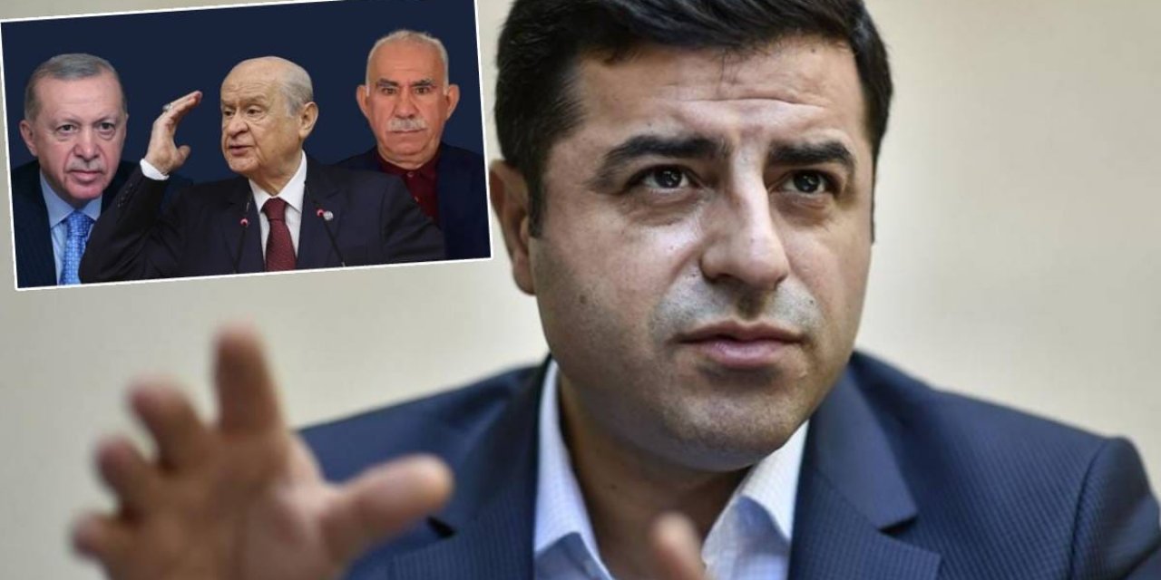 Demirtaş'tan Erdoğan, Bahçeli ve Öcalan'a ortak Çağrı!