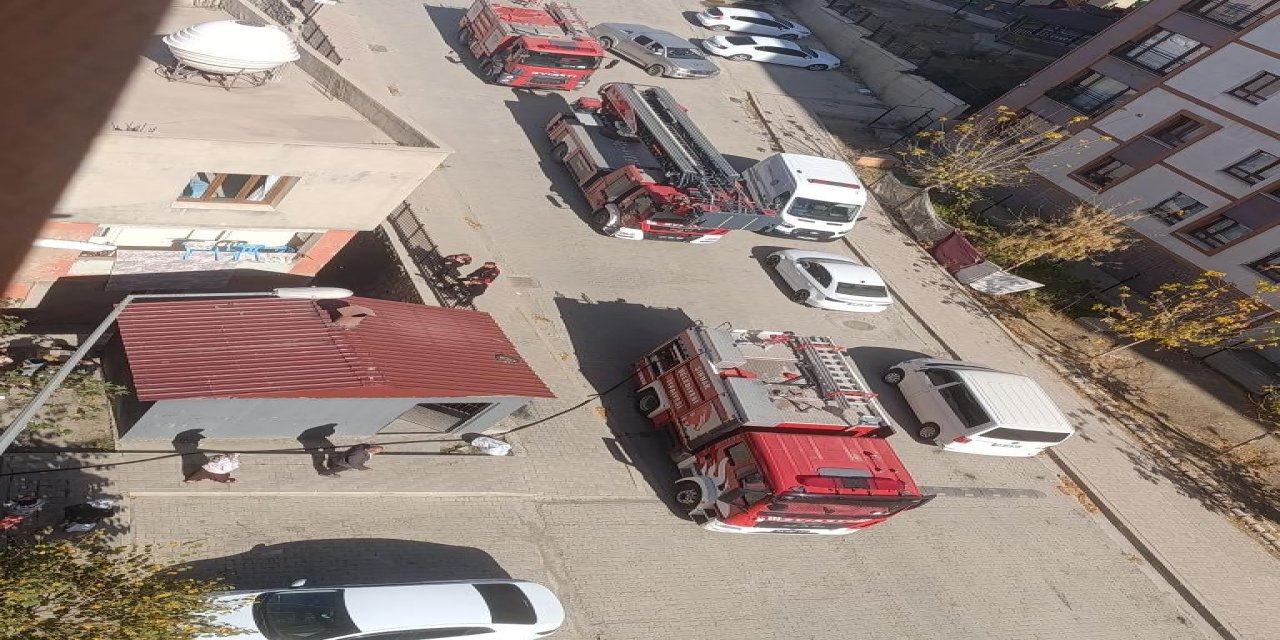 Şırnak TOKİ'lerde Korkutan Yangın