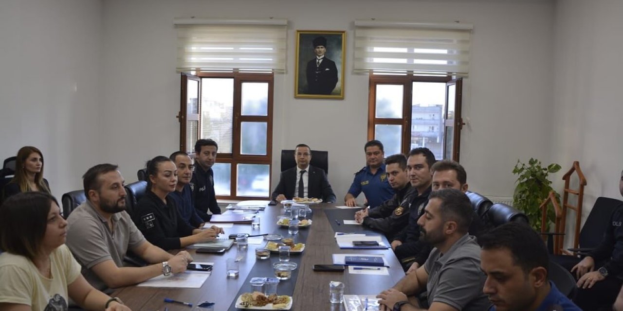 Kaymakam Baycar’dan Yeni İlçe Emniyet Müdürü Tufan’a Ziyaret