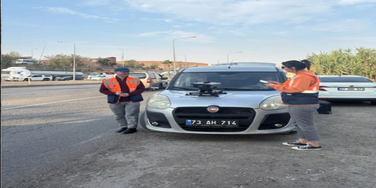 Cizre’de Egzoz Emisyon Denetimi Yapıldı