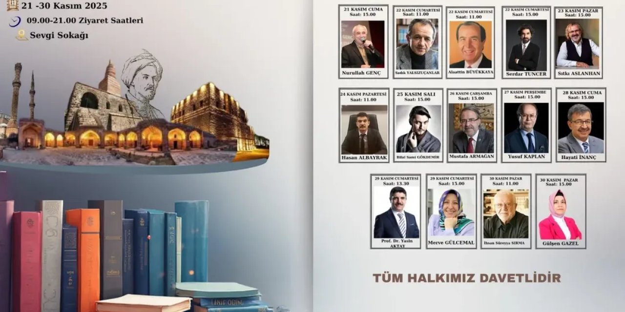 Cizre’nin En Büyük Kitap Fuarı Başlıyor: Ünlü Yazarlar ve Kültürel Etkinliklerle Dolu 10 Gün