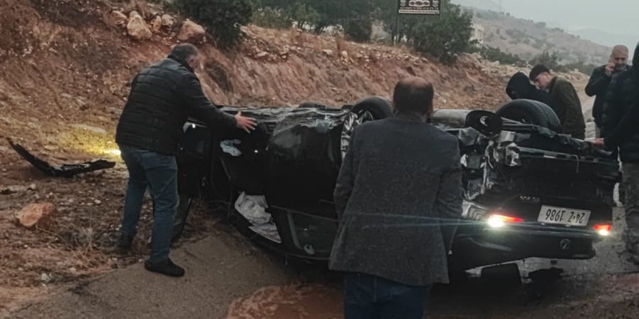 Şırnak'ta Kaza 2 kişi yaralandı