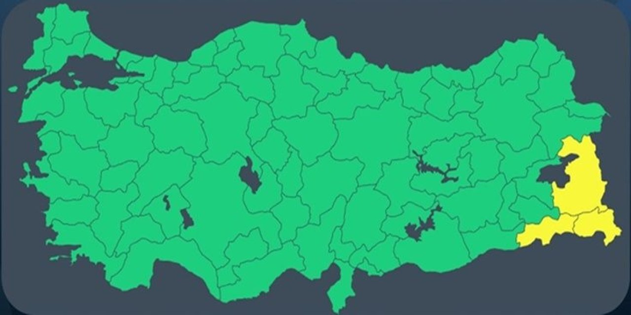 Şırnak, Van Ve Hakkari İçin ‘Sarı’ Kodlu Uyarı