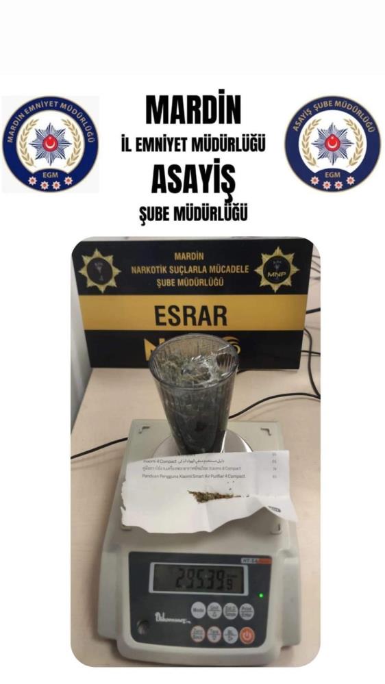 Mardin’de uyuşturucu operasyonunda 2 kişi yakalandı