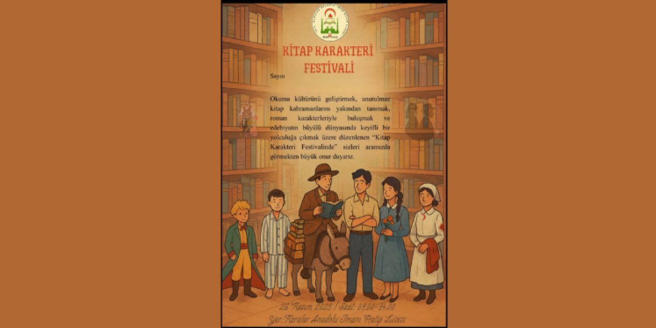 İdil’de “Kitap Karakteri Festivali” Heyecanı: 80 Öğrenci 50 Edebiyat Kahramanını Canlandıracak