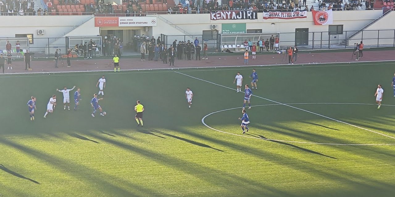 Şırnak Petrolspor evinde istediğini alamadı