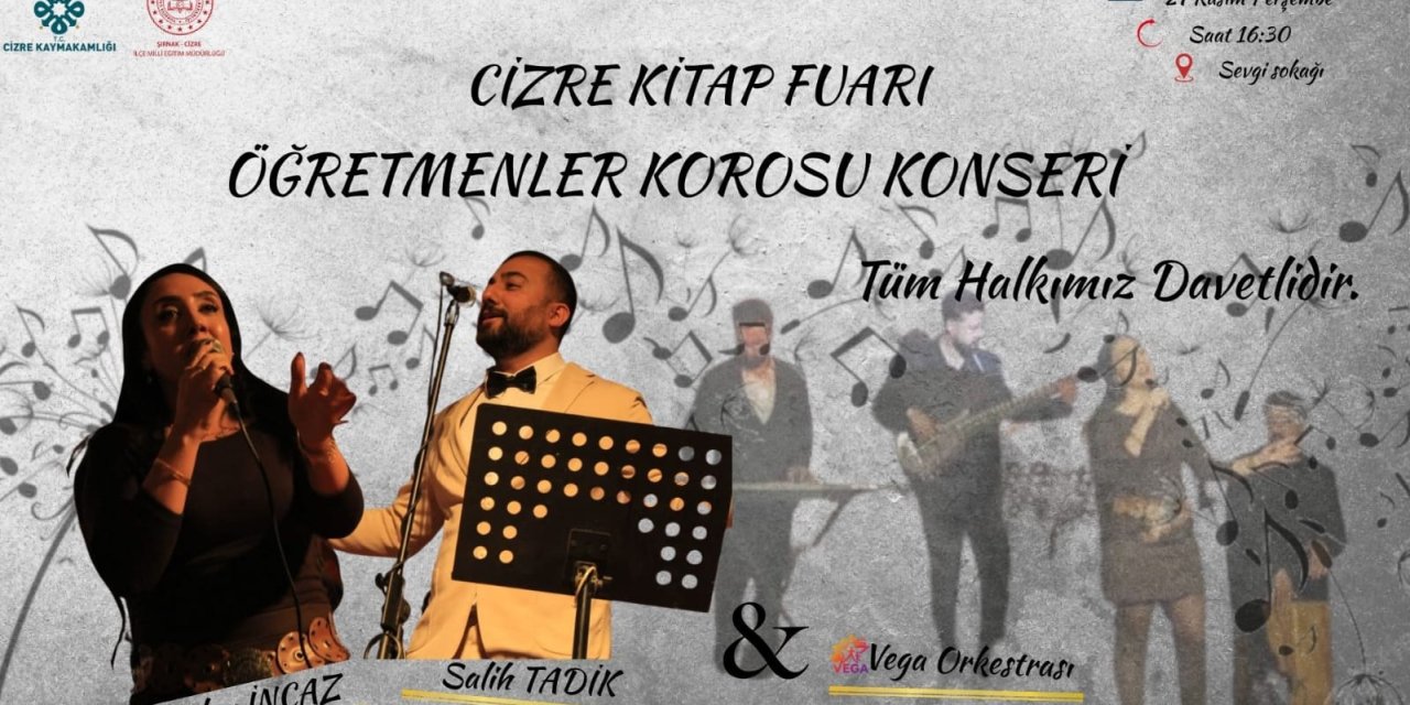 Cizre’de Öğretmenler Korosu Konser Verecek