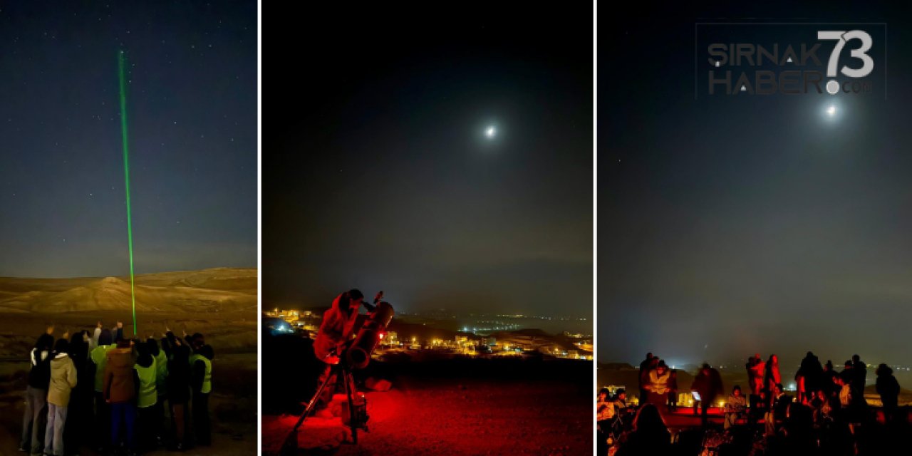 Şırnak’ta “Uzayda Ben de Varım” Projesi Öğrencileri Ay ile Buluşturdu