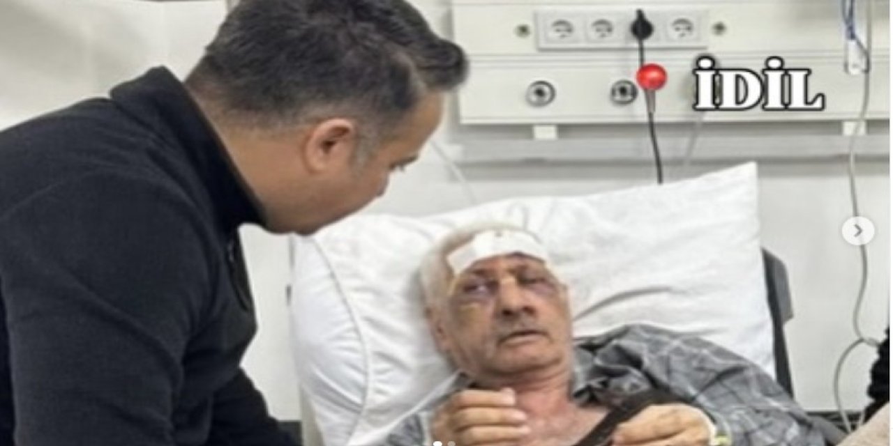 İdil’de Emniyet Müdüründen Yaralı Vatandaşa Geçmiş Olsun Ziyareti