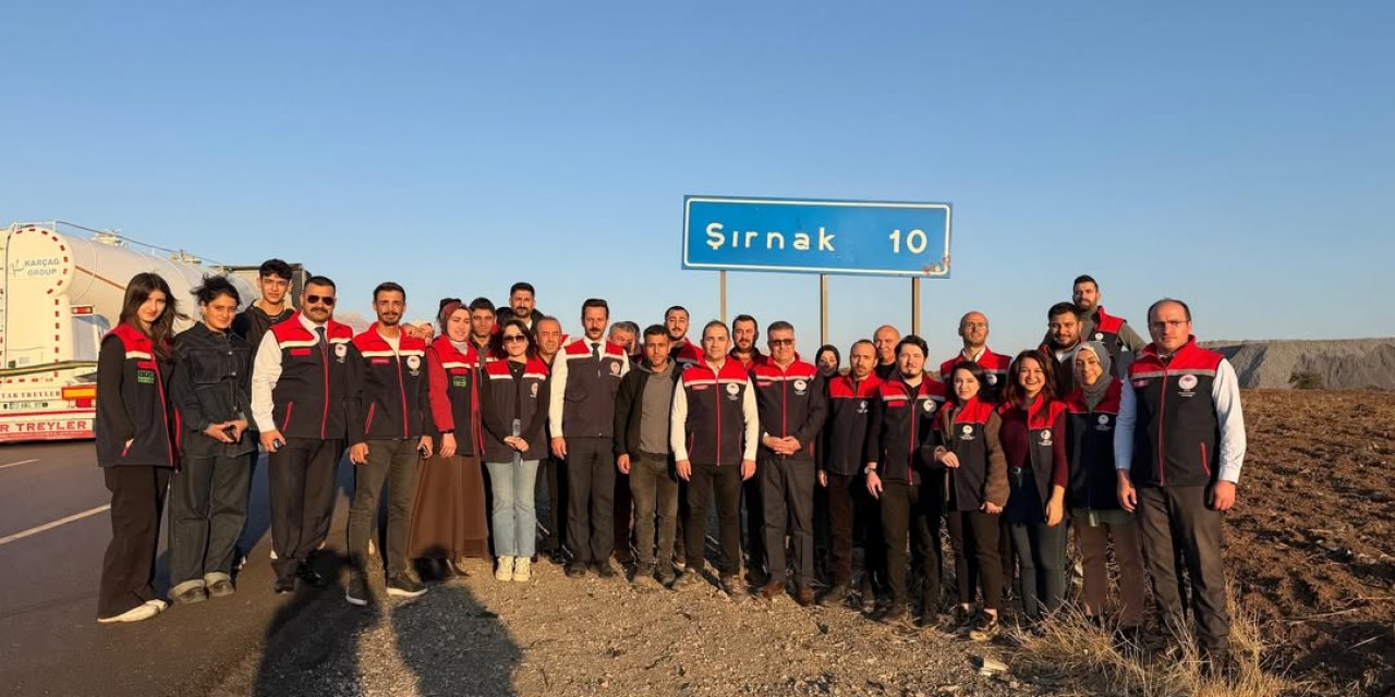 Şırnak-Cizre Karayolu Orta Refüjünde 365 Fidanlık Ağaçlandırma Çalışması Tamamlandı