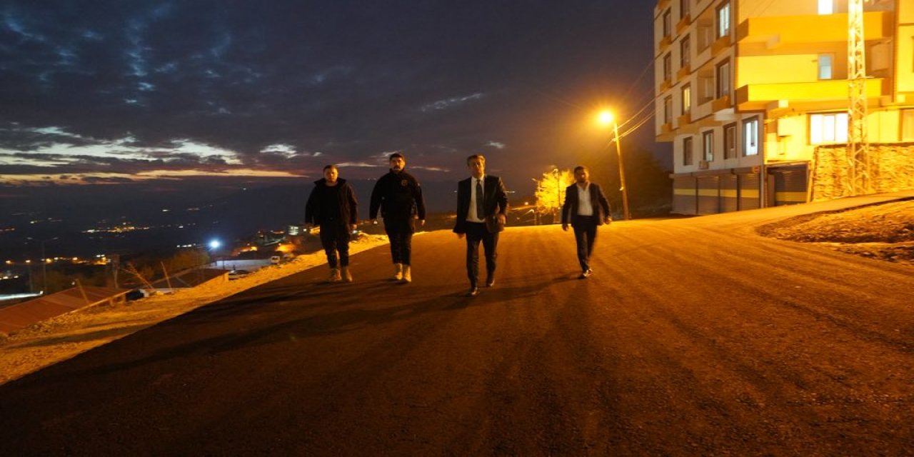 Başkan Yarka’dan Gece Mesaisi: Şırnak’ta Alt Yapı Ve Asfalt Çalışmaları Tamamlandı