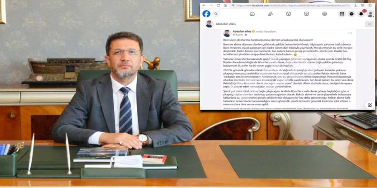 Şırnak Üniversitesi'nden Rektör Alkış'ın Kardeşi İle İlgili İddialara Cevap