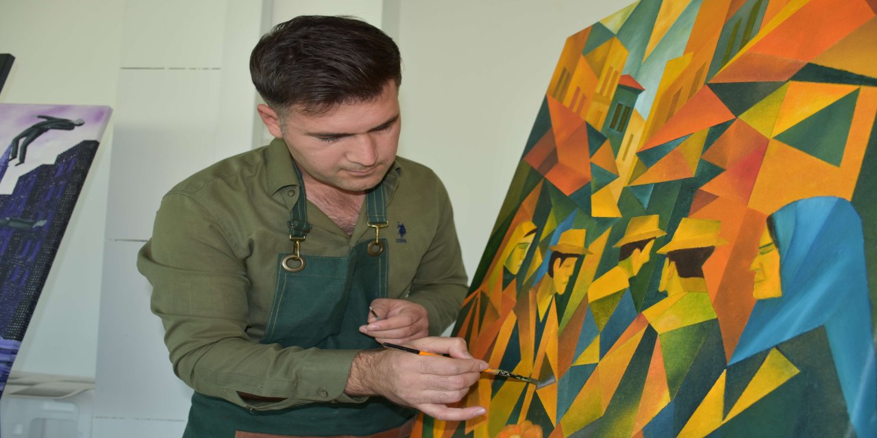 Şırnak'ta Görevli Memur Uygulamada Karşılaştığı Ressamdan Etkilenip Hayatında Yeni Bir Sayfa Açtı