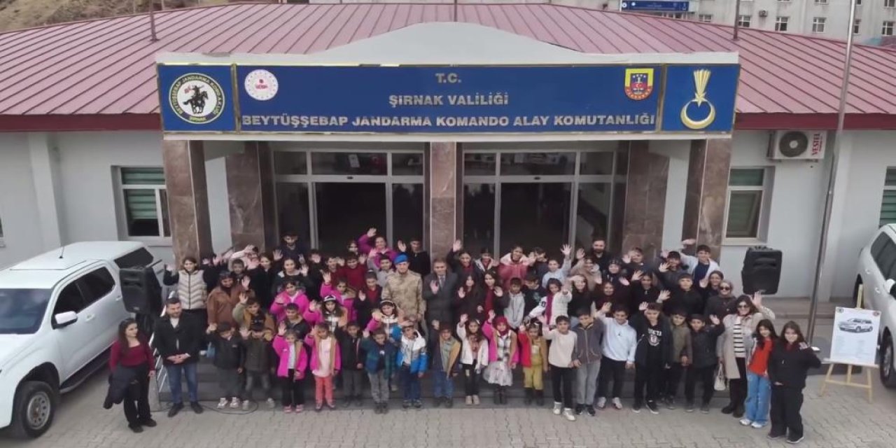 Şırnak'ta jandarma çocuklar için etkinlik düzenledi