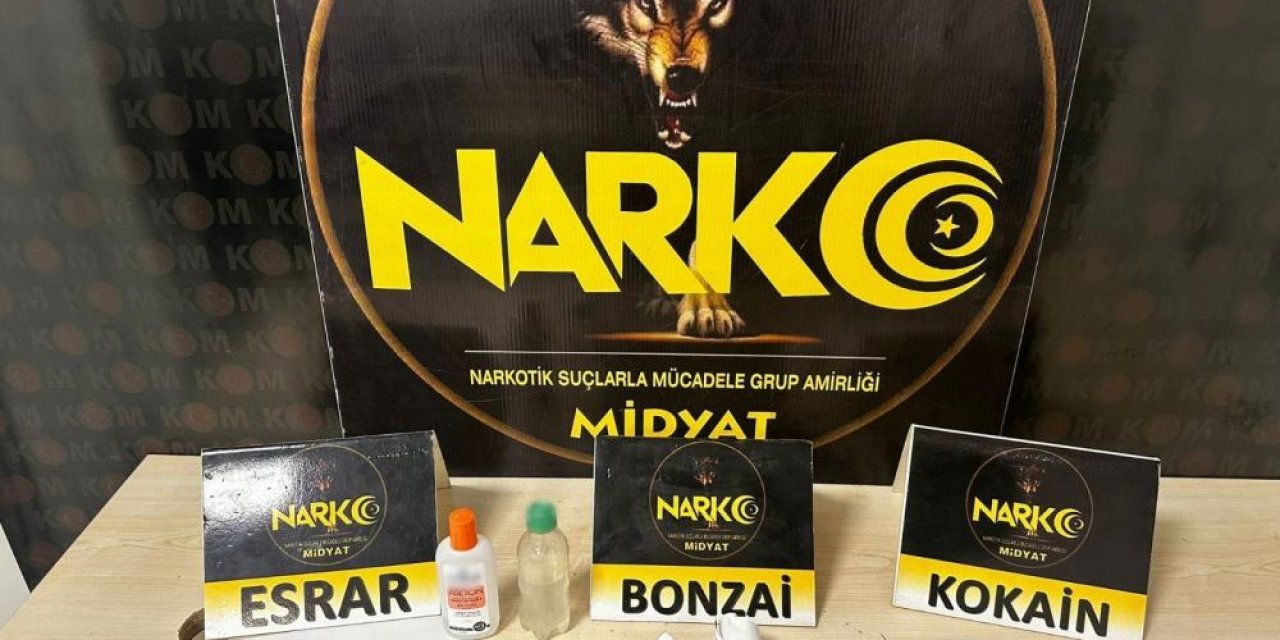 Midyat'ta uyuşturucu operasyonunda 3 kişi yakalandı