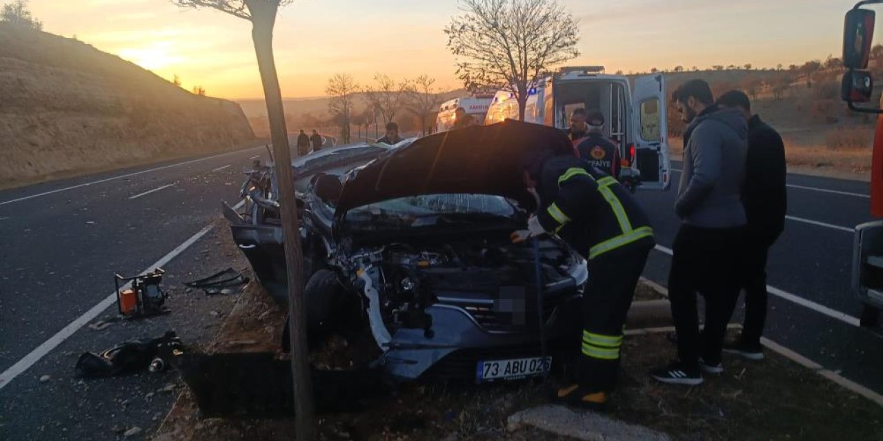 Şırnak Plakalı Araç Kaza Yaptı: 1 Ölü 2 Yaralı