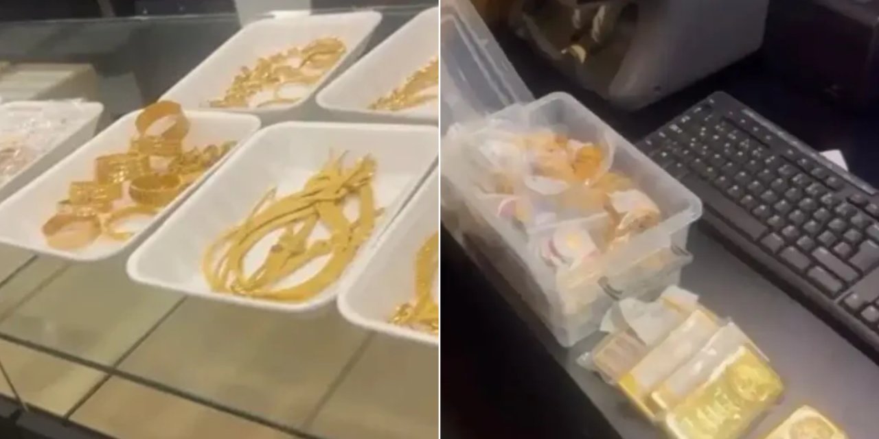 Adliyenin adli emanet kasasından çalınan altınların fotoğrafı ortaya çıktı