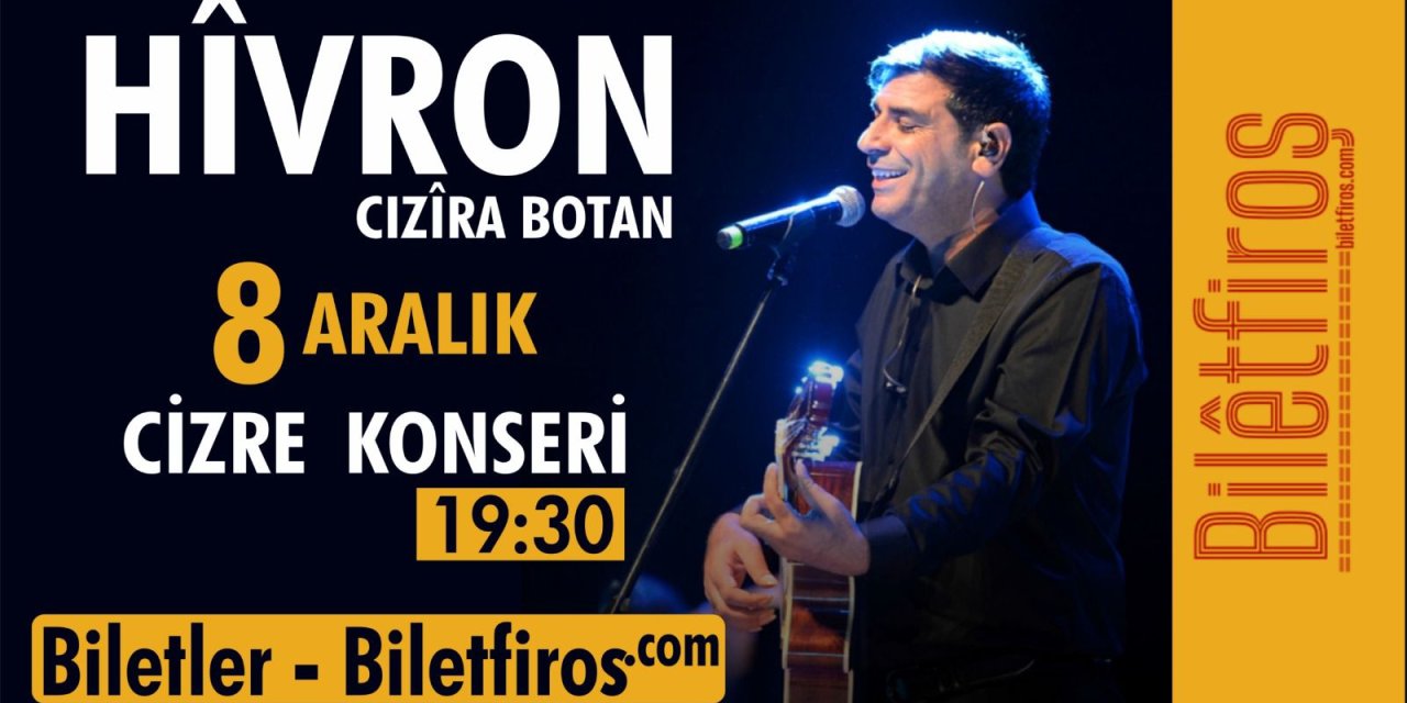 Hivron Grubu’ndan Cizre’ye Unutulmaz Gece: 8 Aralık’ta Büyük Konser