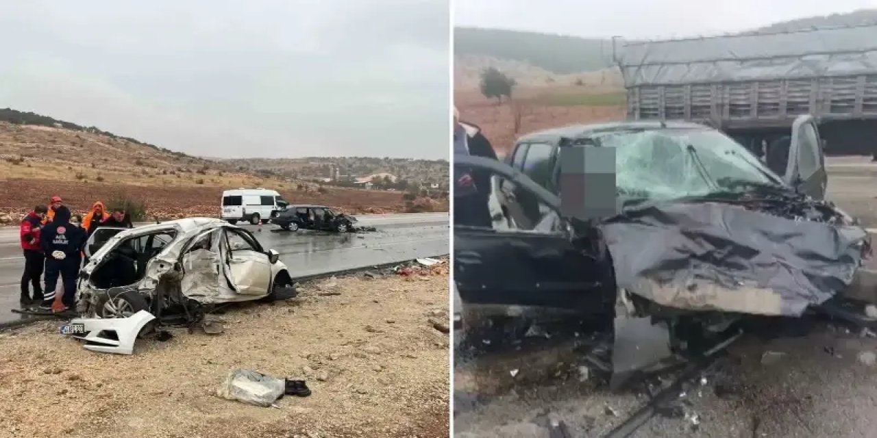 Otomobillerin hurdaya döndüğü kazada doktor öldü, 2 kişi de ağır yaralandı