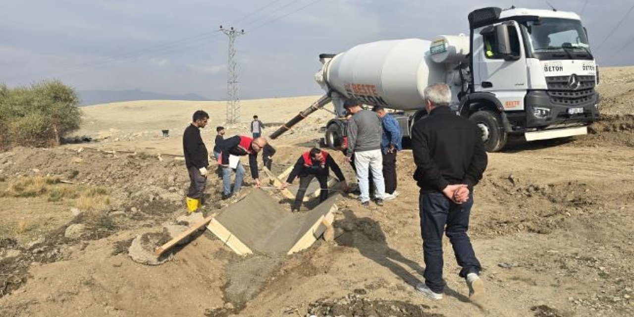 Şırnak İl Tarım ve Orman Müdürlüğü'nden 6.300 Metrelik Sulama Kanalı Projesi