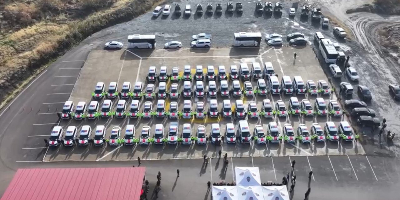 Şırnak’ta Emniyet ve Jandarmaya 159 Yeni Araç Teslim Edildi