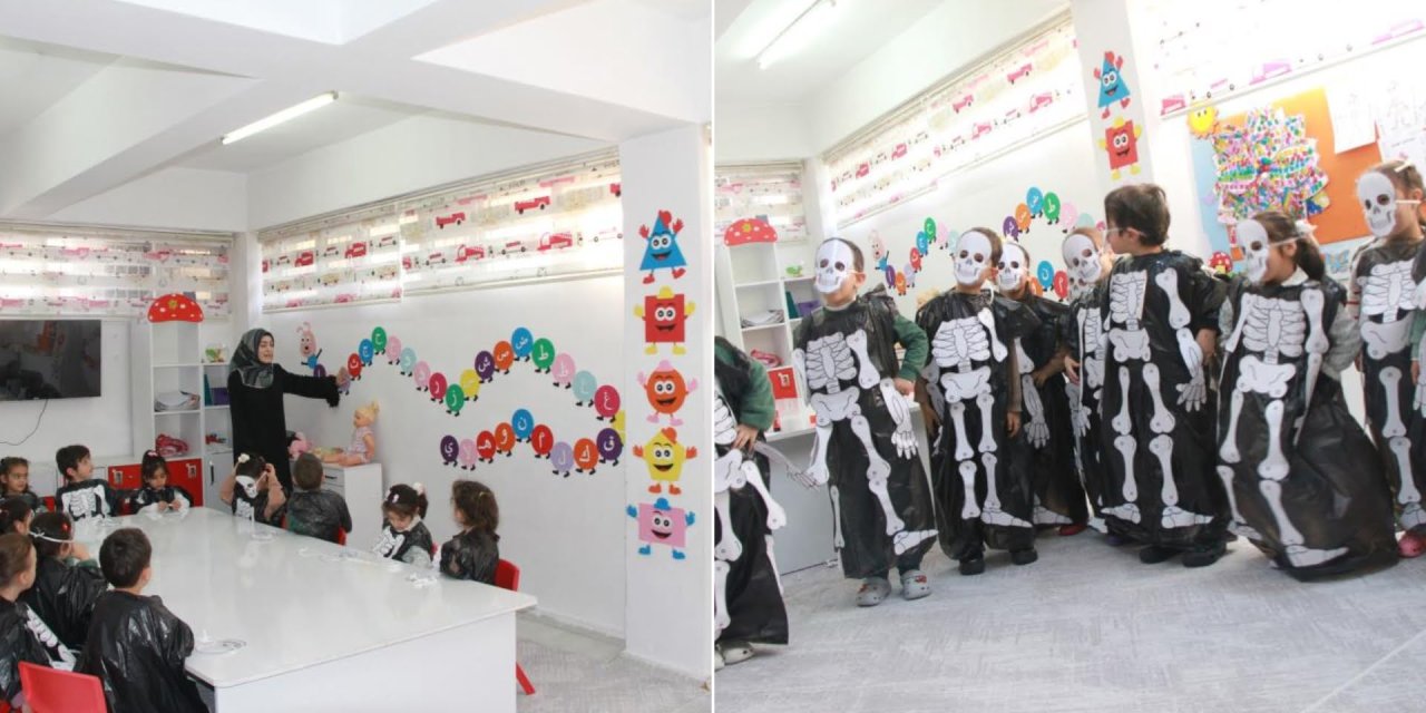 Şırnak’ta Kur’an kurslarında öğrenciler hem dini hem de okul öncesi eğitim alıyor