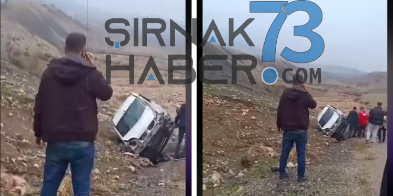 Şırnak'ta Hafif Ticari Araç Kaza Yaptı: 1 Kişi Yaralandı