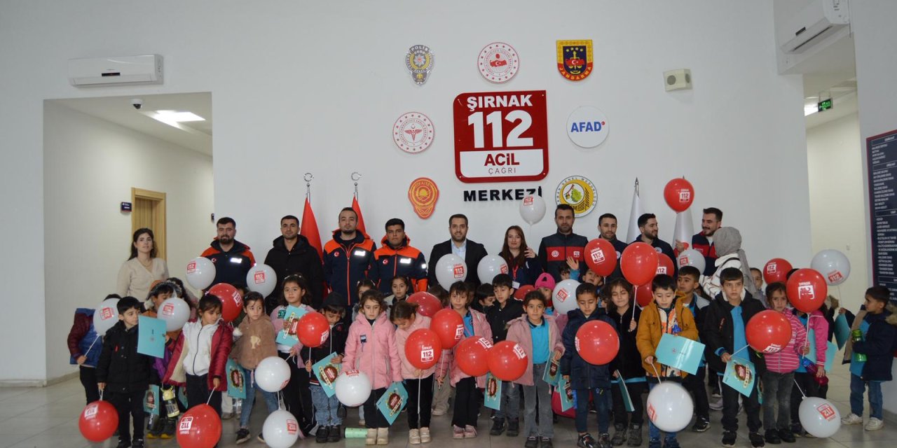Minik Öğrencilerden 112’ye Anlamlı Ziyaret: Acil Durum Bilinci Yerinde Kazandırıldı