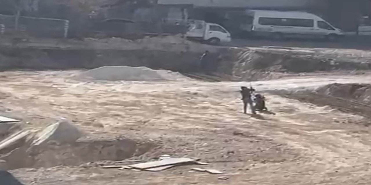 Tepki çeken görüntü: Çocuk işçi inşaat alanında sopa ile darp edildi