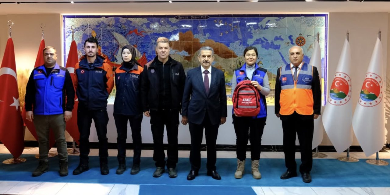 AFAD Şırnak İl Müdürlüğü'nden Vali Ekici'ye 16. Yıl Ziyareti