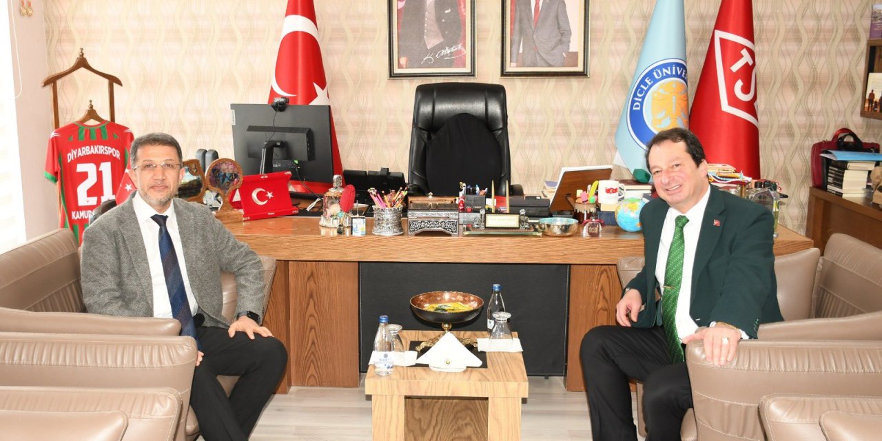 Şırnak Üniverstesi Rektörü Alkış’tan Dicle Üniversitesine ziyaret