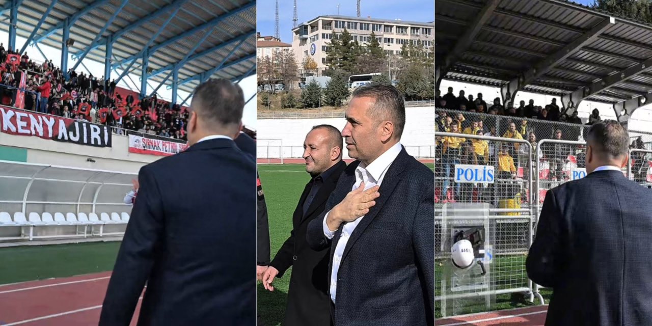 Şırnak ve Misafir Bitlis Tribünleri Emniyet Müdürü Sazak İçin Tek Ses Oldu